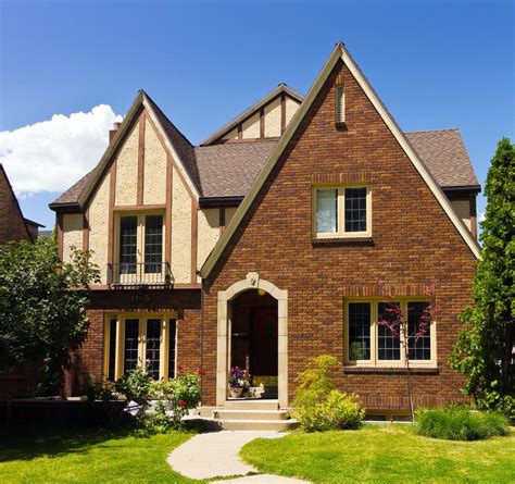 tudor style house exterior